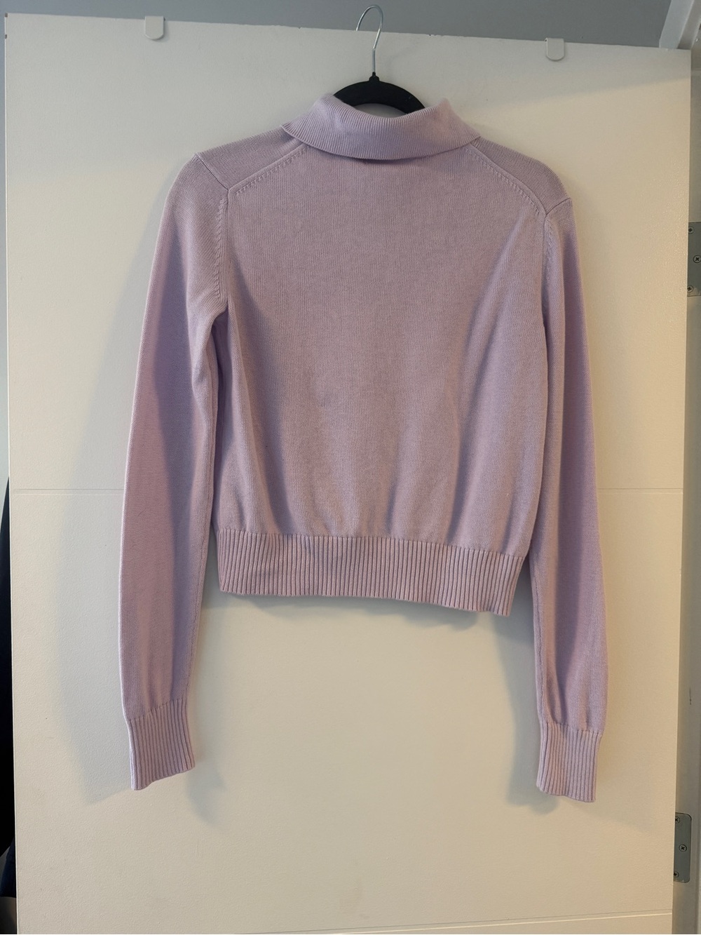 Banana Republic Lavender Cotton Silk Collared Sweater Size S - Picture 5 of 6